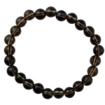 Bracelet Quartz Smokey Beaded